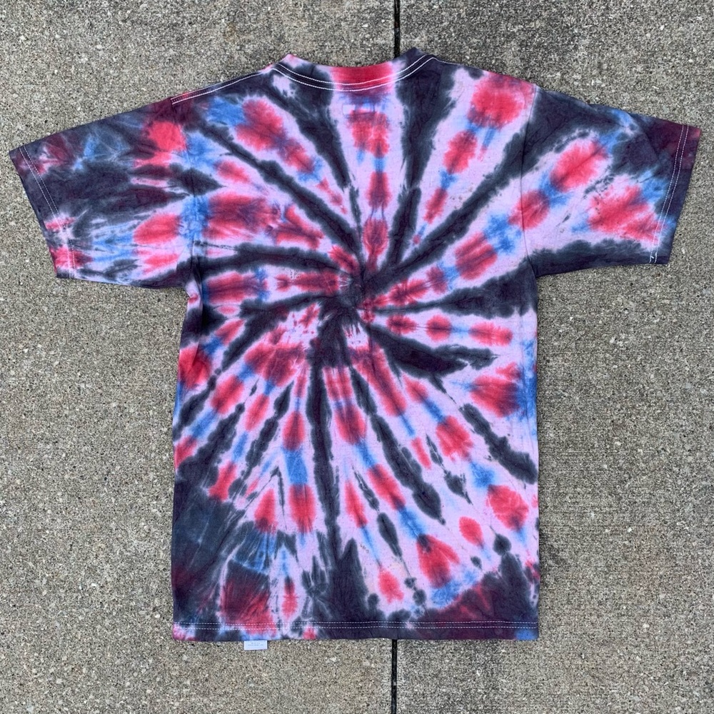 Vintage Y2K Kitten Cat USA Flag America Tie Dye Shirt - Picture 3 of 3